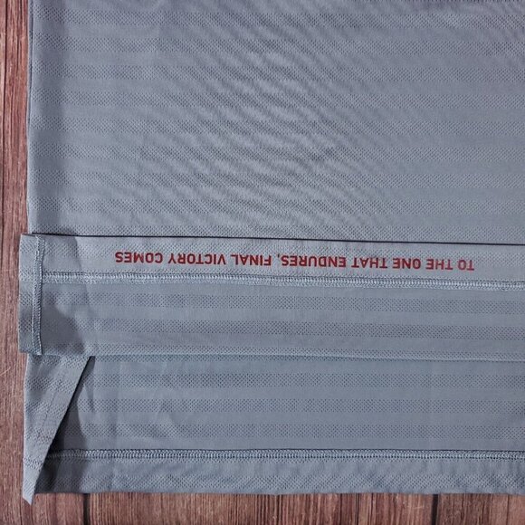 Rhone Peloton Mens Size Large Swift Short Sleeve Gray Performance Athletic Shirt - Picture 8 of 13